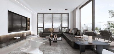 现代客餐厅3D模型下载